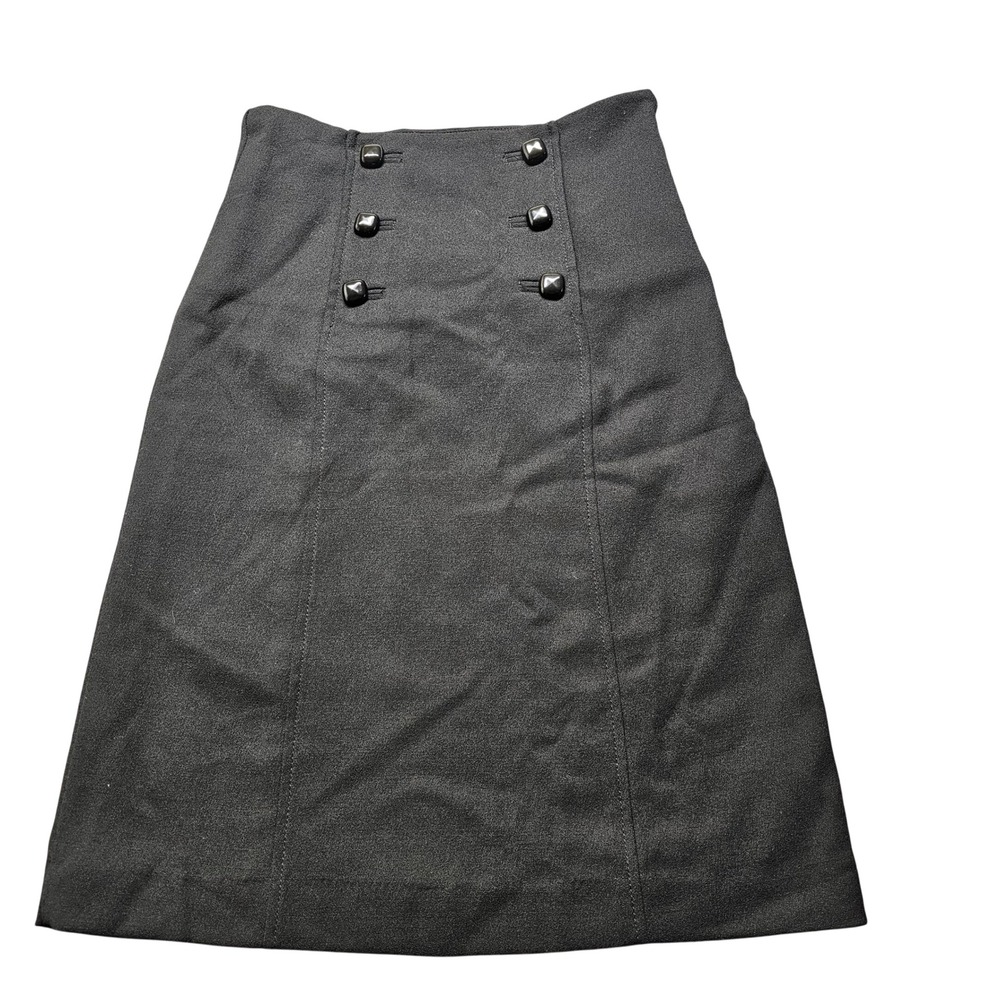 NWT Banana‎ Republic Sailor Skirt Womens 2 A-Line High Waist Button Front Midi